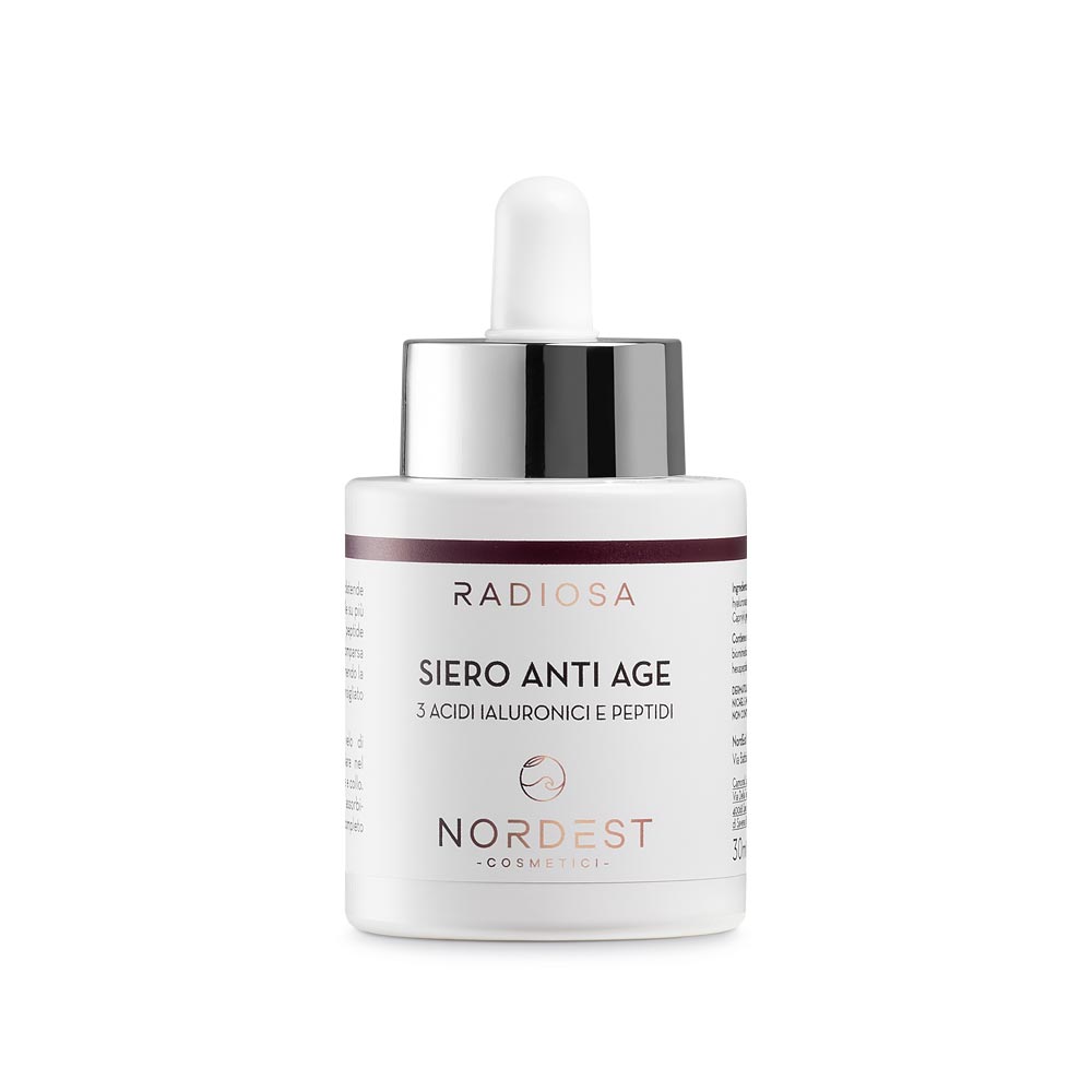 Anti-aging serum with biomimetic peptides (palmitoyl hexapeptide-19)